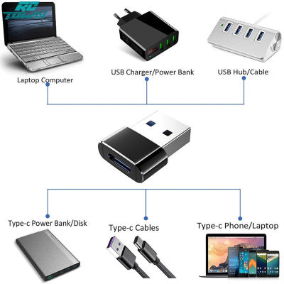 RCTOWN 2023New!!อะแดปเตอร์ตัวผู้แปลง USB อะแดปเตอร์ OTG ชนิด C Usb ชนิด C 3.0 OTG