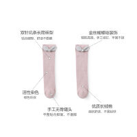 【cw】20 Childrens Socks Spring and Autumn New No Heel Babys Socks Combed Cotton Solid Color Bow Girls Stockings Baby 【hot】