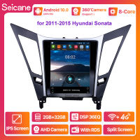 Seicane 9.7ทัชสกรีนHDนิ้วAndroid 10.0 วิทยุนำทางGPSสำหรับ2011 2012 2013 2014 2015 Hyundai SonataบลูทูธWIFIสนับสนุนแต้ม + การควบคุมพวงมาลัยCarplay