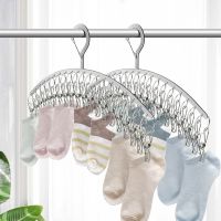 20 Clips Stainless Steel Windproof Clothespin Laundry Hanger Clothesline Sock Towel Bra Drying Rack Clothes Peg Airer Dryer