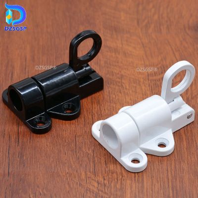 【LZ】❡  Home Door Bolt Security Latch Hasp Sliding Pull Ring Lock Aluminum Alloy Automatic Spring Latch Spring Loaded Window Door Bolt