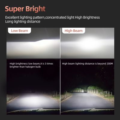 9004 9005 9006 H1 H3 H4 H7 H11 H13 Car LED Headlight Super Bright 10000LM 3000K Yellow Light