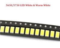 【❖New Hot❖】 QFERF SHOP 200ชิ้น5630 Smd 5730 Led ติดผิวเรียบ Led สีขาว0.5W ชิปไดโอด Led สีขาวนวล3200K 6500K 0.5W-150ma 3.2 ~ 3.4V