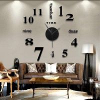 Mini Home Wall Clock 3d Diy Acrylic Mirror Stickers For Home Decoration Living Room Quartz Needle Self Adhesive Hanging Watch