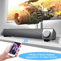 Surround Soundbar Bluetooth 5.0 Speakers Wireless Stereo Subwoofer Sound Bar for Laptop PC Home Theater Aux Speaker Wired