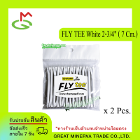 ทีพลาสติก-ไม่มีโลโก้ ขาว กลาง 7cm. 2-3/4" 92921 / CHAMP FLY TEE -1