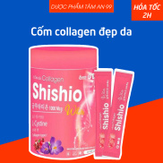 Cốm sủi collagen Gold Shishio giúp đẹp sáng da, mịn màng