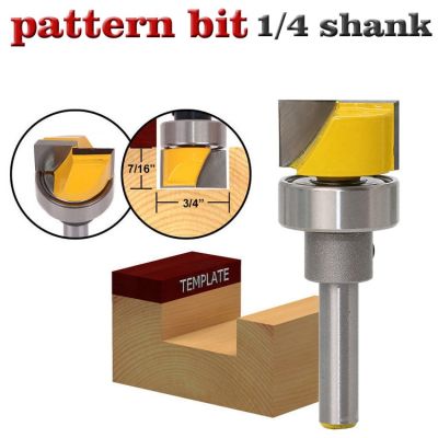 1ชิ้นบานพับร่อง/เราเตอร์แม่แบบบิต-3/4 "W X 7/16" H-1/4 "งานไม้เครื่องตัดเดือยเครื่องมือคัตเตอร์สำหรับงานไม้