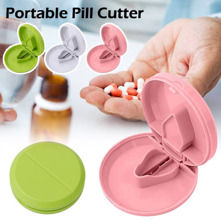 yf-portable-round-pill-cutter-splitter-travel-convenient-drug-box-tablet-medicine-holder-storage