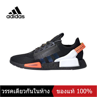 〖ของแท้พิเศษ〗 ADIDAS NMD_R1.V2 Mens and Womens Sports Sneakers A140 รองเท้าวิ่ง - The Same Style In The Mall