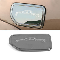 For GWM Poer Ute Cannon 2019 2020 2021 2022 Car Accessories Oil Fuel Gas Tank Cap Cover Trim Sticker Frame Chrome Decoration