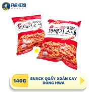 Giao hàng toàn quốc Snack quẩy xoắn cay Dong Hwa 140G