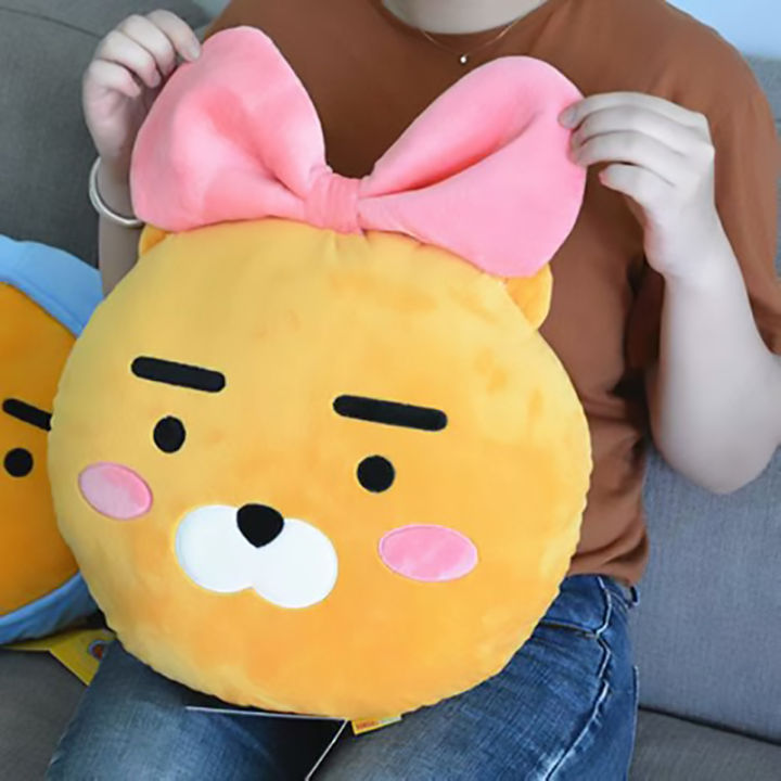 อะนิเมะ-apeach-ryan-plush-หมอน-kawaii-ตุ๊กตา-lovely-rait-lion-plush-ตุ๊กตาของขวัญสำหรับสาววันเกิดโซฟาหมอน