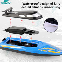 RCtown (พร้อมวิดีโอ) Jjrc Rh706 Rc เรือ2.4กิกะเฮิร์ตซ์การควบคุมระยะไกล Speedboat เด็กของเล่นความเร็วสูงแข่งเรือแบตเตอรี่แบบชาร์จไฟของขวัญสำหรับเด็ก