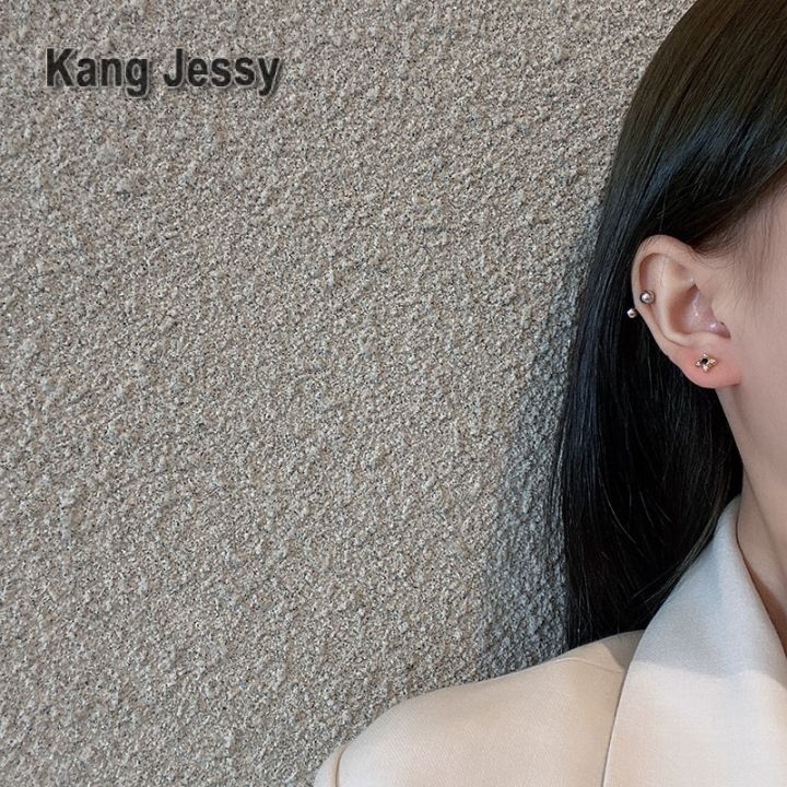 kang-jessy-s925-ต่างหูเพทายขนาดเล็กและสวยงามสไตล์เกาหลีแบบเข็มเงินชุดเรียบง่ายต่างหูแบบเดียวกับที่นิยมในโลกออนไลน์แบบเดียวกับผู้หญิง