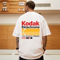 เสื้อยืดสำหรับผู้ชายเสื้อยืดพิมพ์ลาย MODE Korea เสื้อยืดวินเทจฮิปฮอป,เสื้อยืดสำหรับผู้ชายเสื้อยืดโอเวอร์ไซส์สำหรับผู้หญิงเสื้อยืดพิมพ์ลายฟิล์มกล้องฝ้าย