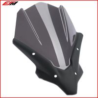 ยามาฮ่า FZ07 FZ-07 21-22 MT07 2022 2021 MT-07เหมาะกับกระจกหน้ารถกะบังหน้าหมวกสีดำกระจกหน้ารถ