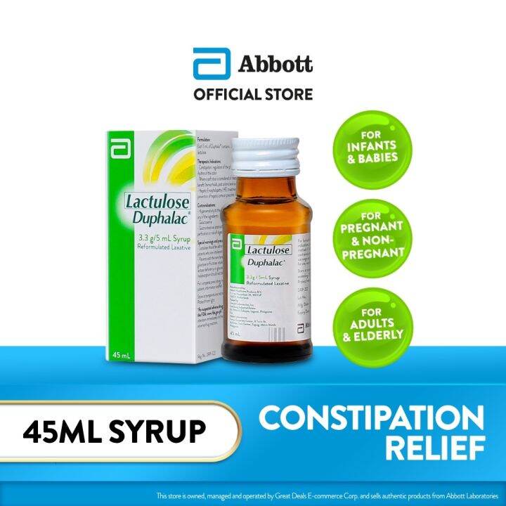 Lactulose (Duphalac) 45mL syrup Lazada PH