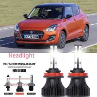 ไฟหน้ารถยนต์ LED LAI 40w 6000k สีขาว สําหรับ Suzuki Swift 1st Gen (ปี 2005-2010)