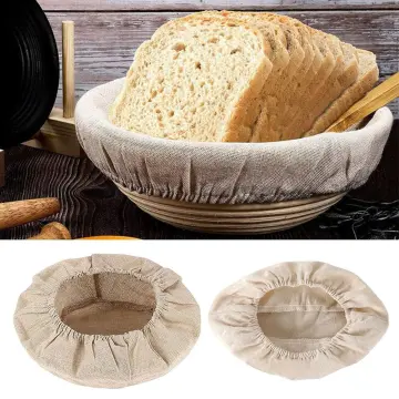 2Pcs Oval Bread Proofing Proving Basket Silicone Banneton Brotform