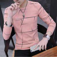 ✚○ 【Ready Stock】 Hot SaleShocking Sale Fashion Long Sleeves MenS T-shirt Casual Shirt plus-size M-5XL