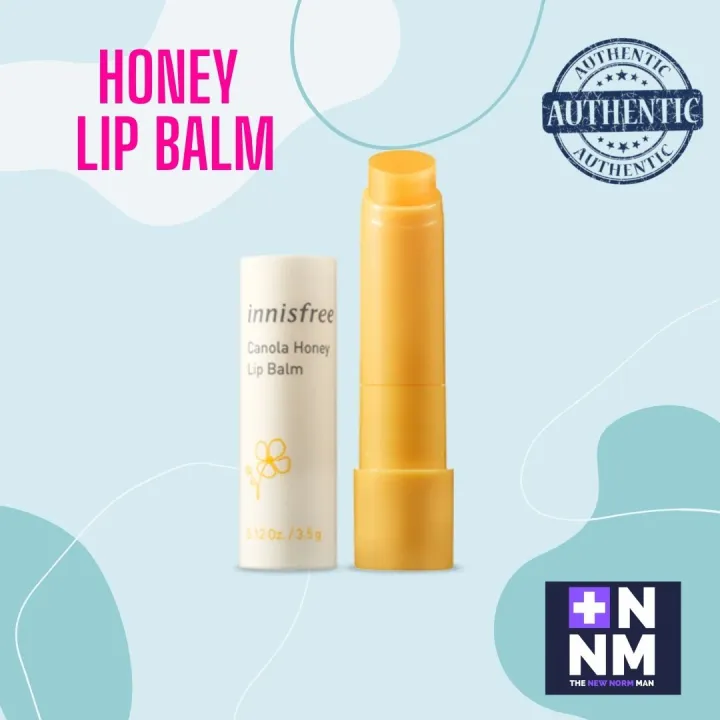 INNISFREE Canola Honey Lip Balm 3.5g Moisturizing, No Dry Lips
