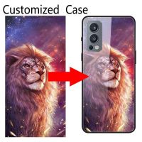 Custom Personalized Glass Case For OnePlus Nord 2 N10 Nord CE 5G 9 9R 8T 7T 6 5 Pro 3 3T Customized DIY Glass Cover Shells Phone Cases