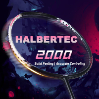 HALBERTEC 2000ของแท้ไม้แบดมินตันแสงพิเศษสำหรับผู้เริ่มต้นทำจากคาร์บอนไฟเบอร์สำหรับผู้ชายและผู้หญิงทำให้ก้าวร้าวและป้องกันตัว