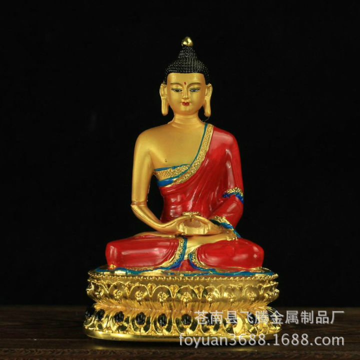 high-quality-products-พระพุทธรูปทิเบต-พระพุทธรูปทองเหลืองหกนิ้วรูปพระพุทธศาสนาศากยมุนีพระพุทธศาสนา