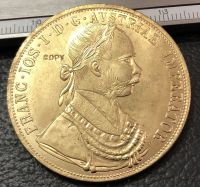 【No-profit】 KUBMart mall 1915 4 Ducats - Franz Joseph I (การแลกเปลี่ยนเหรียญ) ชุบทองสำเนา