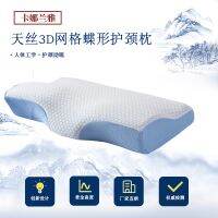 Tencel Butterfly Memory Pillow Wholesale Disc Slow Rebound Cervical Adult Single Manufacturer Pillow