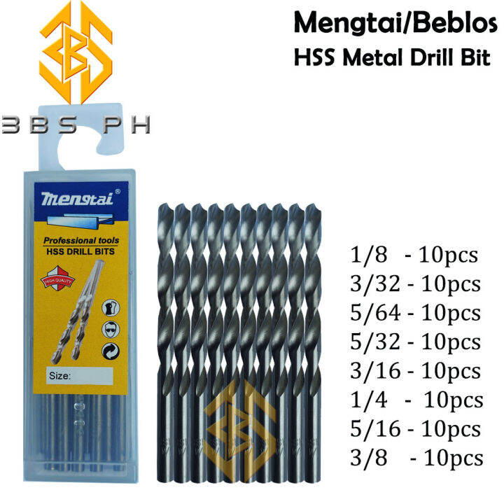 Mengtai HSS Drill Bit Heavy Duty Twisted Drill Bit for Metal (Per Tube