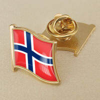 Bouvet Island Bouvet Island Flag Crystal Resin Emblem Brooch Flag Badges of the World All-metal Brooch Copper Brooch Collection