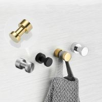 1PC Bathroom Brass Robe Hooks Coat Hook Wall Household Multifunctional Towel Holder Clothes Hanging Hooks Kitchen Garage Storage Clothes Hangers Pegs