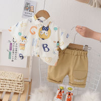 IENENS Summer Boys Clothing Sets 0-4 Years Baby Cotton Outfits 2PCS Kids Short Sleeves Shirts + Shorts Children Clothes Casual Suits