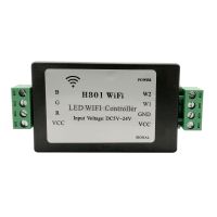 ตัวควบคุม RGBW WiFi H801สำหรับอินพุต DC5-24V เทปไฟ LED RGBW Strip; เอาต์พุต4A 4CH *