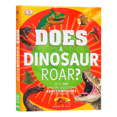 Can dinosaurs roar? Original English does a dinosaur roar DK dinosaur encyclopedia popular science readings childrens English extracurricular reading books English original books