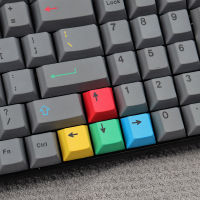 New GMK Dualshot Theme Keycaps 129 Keys PBT DYE-SUB Cherry Profile Keycap For Mechanical Gaming Keyboard Grey Series Key Caps .