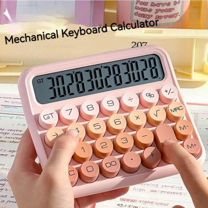 Calculator Mechanical Keyboard Silent Candy Color Financial Accounting