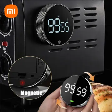 Miiiw Digital Kitchen Timer Magnetic Countdown Timer with 3 Volume Levels 2  Non-Slip Pads Egg with Large LED Screen