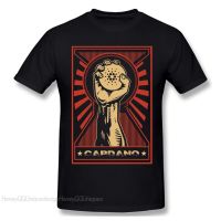 Coin Triumphant Fist Shirt Men 100% Cotton Short Summer Sleeve TShirt Cardano Coin ADA Cryptocurrency Casual Loose T-Shirt K4V6