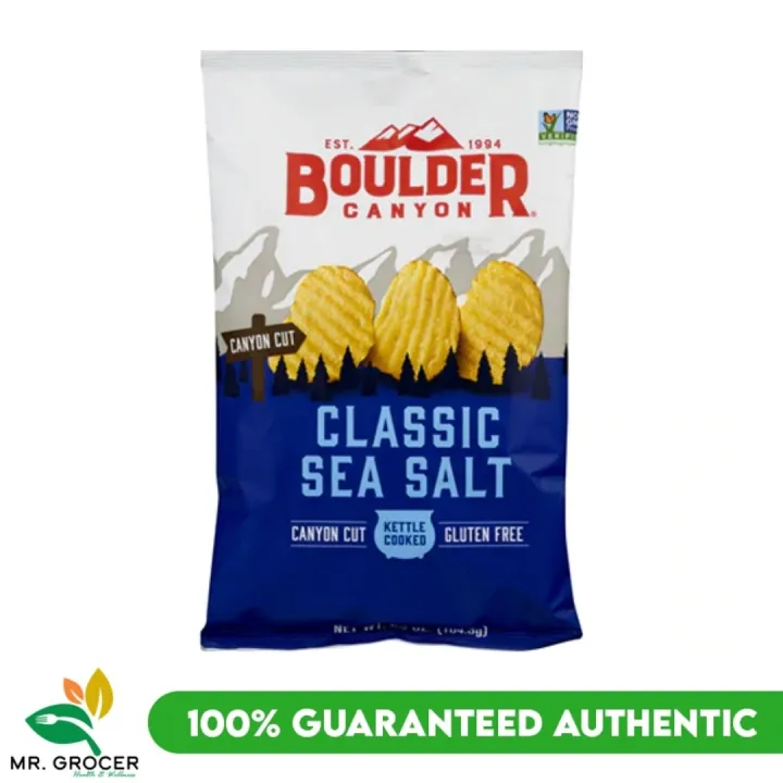 Boulder Canyon Totally Natural Kettle Cooked Potato Chips 184g Lazada PH
