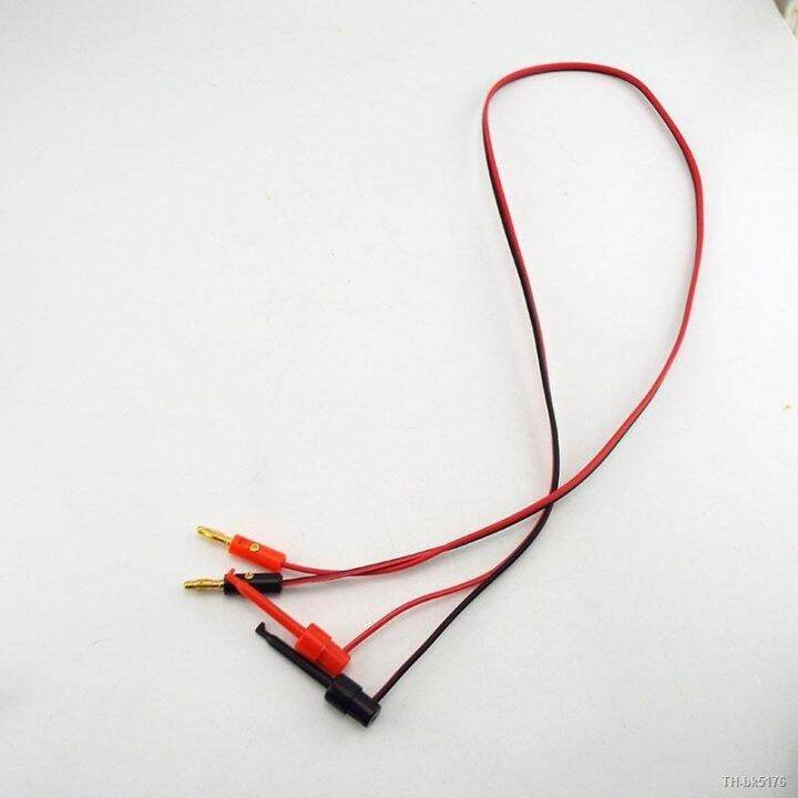 1-pair-1m-4mm-banana-plug-to-electric-hook-clip-test-lead-cable-gold-plated-for-multimeter-test-leads-wire-connector-red-black