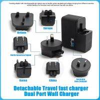 For Gopro Hero Original Detachable Travel Fast Charger Dual Port Wall Charger Repair Replacement Part