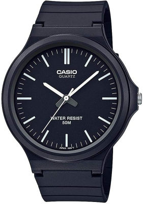 Casio Classic Quartz Watch with Resin Strap, Black, 21.45 (Model: MW-240-1EVCF)