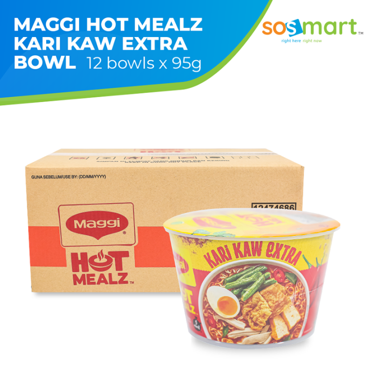 Maggi Hot Mealz Kari Kaw Extra Lazada