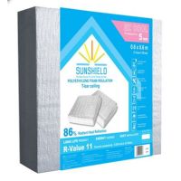 HOT** ฉนวนใยแก้ว กันความร้อน SUNSHIELD 60x60x0.5 ซม.แพค 20 ชิ้น ส่งด่วน ผ้าใบและอุปกรณ์ ผ้าใบ และ อุปกรณ์