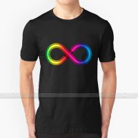 Neurodiversity Rainbow Infinity Knot T - Shirt Mens Womens Summer 100% Cotton Tees Newest Top Popular T Shirts Neurodiversity XS-6XL