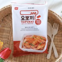 Yopokki รส Sweet &amp; Spicy รสหวานและเผ็ด  ซอสเผ็ด (Topokki ซอง) 140g อร่อยสไตล์เกาหลี ต๊อกโบ๊กกิ/ต๊อกบ๊อกกิ/เกาหลี