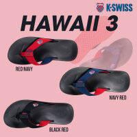 K-Swiss รองเท้าแตะผู้ชาย Hawaii3 Mens Sandals KSW มี 4 สี BKRD / RDNV / NVRD / GYOR (Collection) (295)